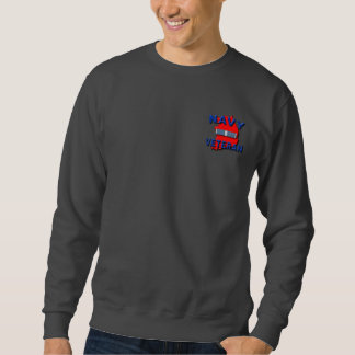 Korean War Veteran Service Ribbon, NAVY Sweatshirt