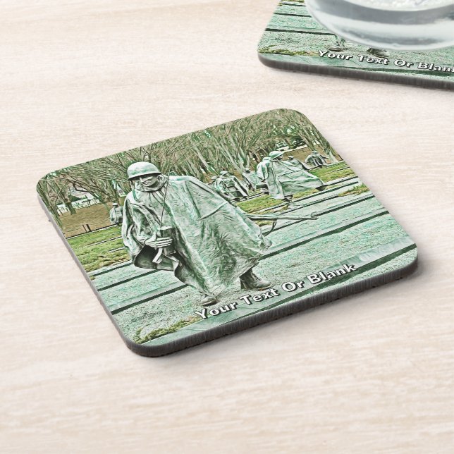 Korean War Veterans Memorial Coaster (Left Side)