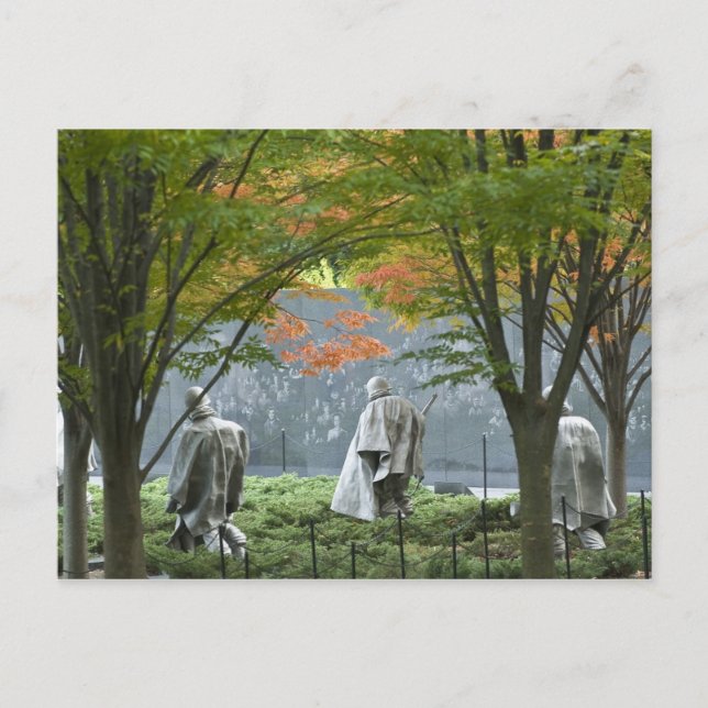 Korean War Veterans Memorial Postcard (Front)
