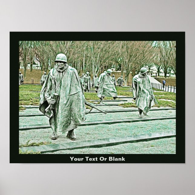Korean War Veterans Memorial Poster (Front)