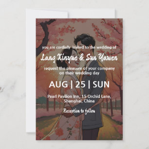 korean wedding invitation