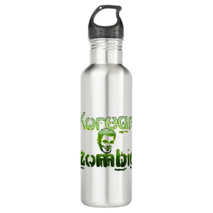 korean, zombie 710 ml water bottle