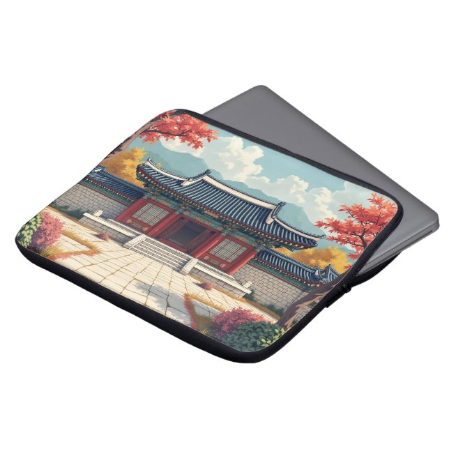  Korea's old royal palace image Laptop Sleeve (Front Top)