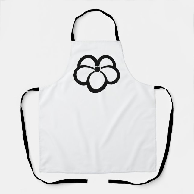 Korin-style shadowed ivy apron (Front)