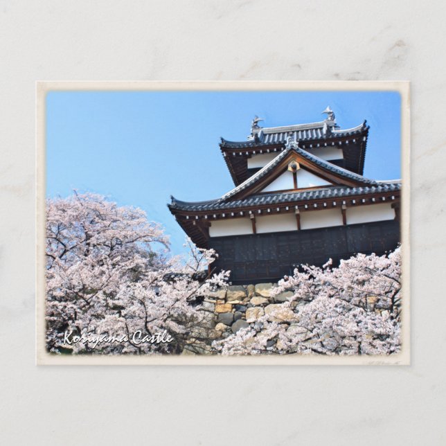 Kōriyama Castle Postcard (Front)