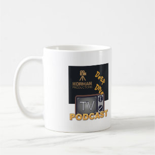 Korman Productions Deep Dive TV Podcast  Coffee Mug