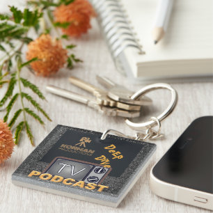 Korman Productions Deep Dive TV Podcast Key Ring