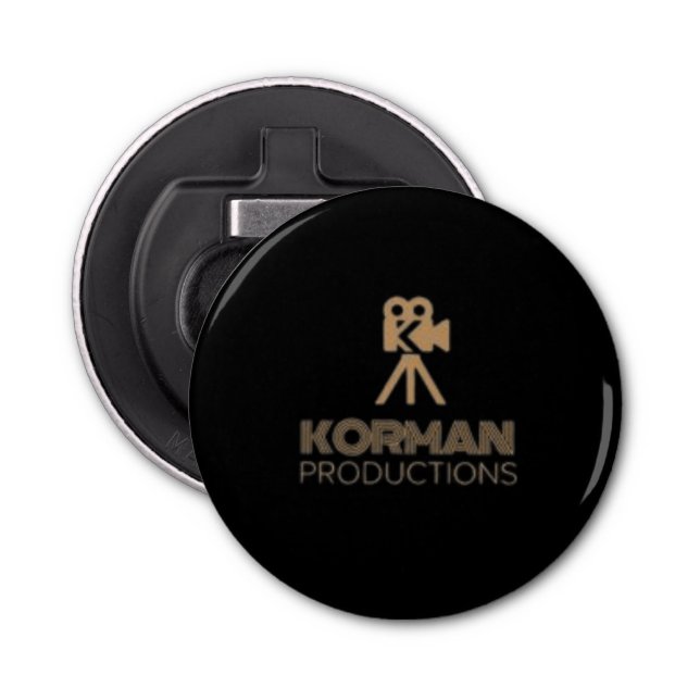 Korman Productions YouTube Channel Logo  Bottle Opener (Front)