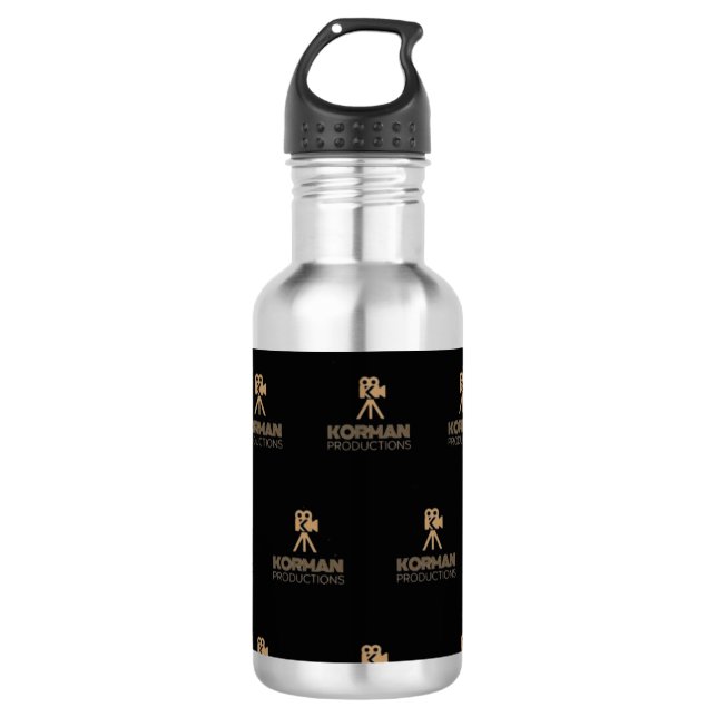 Korman Productions YouTube Channel Logo Tiled 532 Ml Water Bottle (Front)