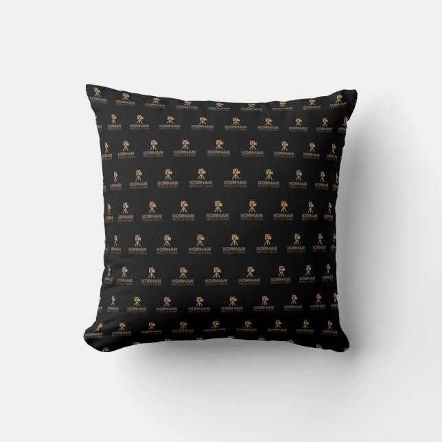 Korman Productions YouTube Channel Logo Tiled Cushion (Front)