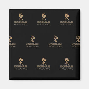 Korman Productions YouTube Channel Logo Tiled Magnet