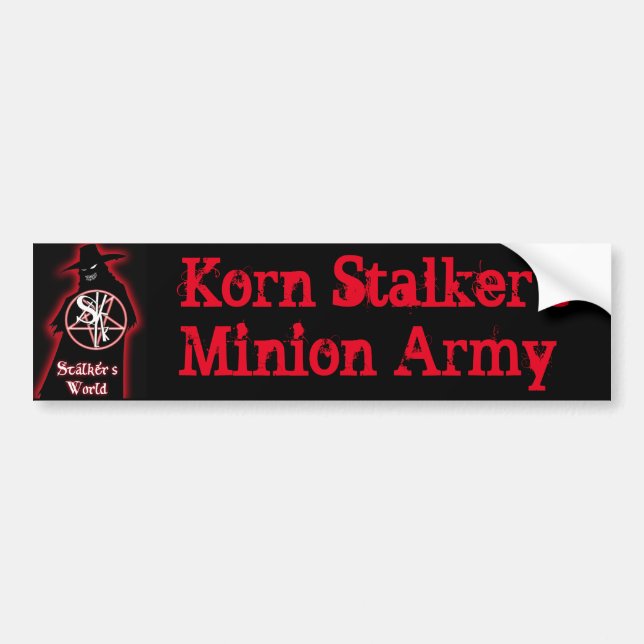 Korn Stalker's Minion Army Bumper Sticker (Front)