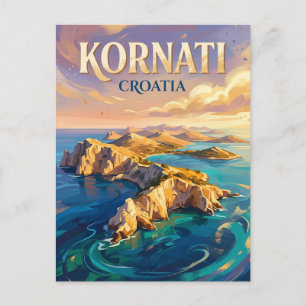 Kornati National Park Croatia Postcard