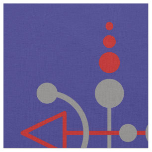 Kornkreis Piktogramm / crop circle pictogram V Fabric