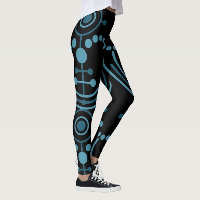 Kornkreis Piktogramm / crop circle pictogram VIII Leggings (Right)