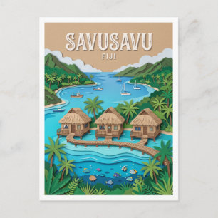 Koro Sun Resort Savusavu Fiji Postcard