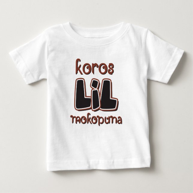 Koro's LIL Mokopuna Baby T-Shirt (Front)