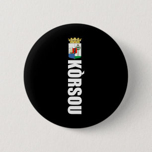 Korsou Soccer Gift Cuacaoan Futbol Tee Country Of 6 Cm Round Badge