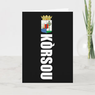 Korsou Soccer Gift Cuacaoan Futbol Tee Country Of Card