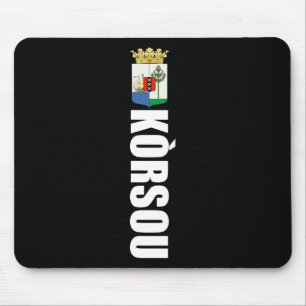 Korsou Soccer Gift Cuacaoan Futbol Tee Country Of Mouse Pad