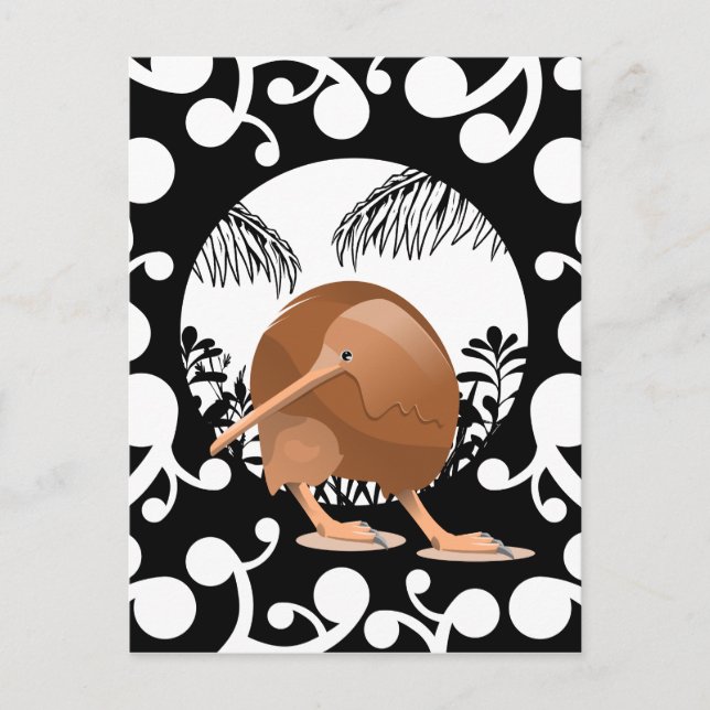 Koru Kiwi Postcard (Front)