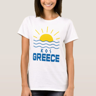 KOS Greece Sunshine And Sea Waves Women's T-Shirt