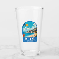 Kos Greece Travel Art Vintage
