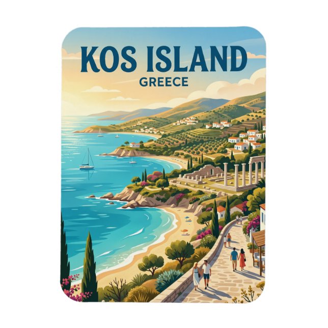 Kos Island Greece Magnet (Vertical)