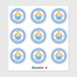 KOS Island, Greece Multiple Pack Sticker