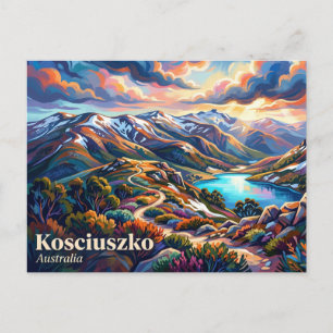 Kosciuszko National Park Australia Postcard