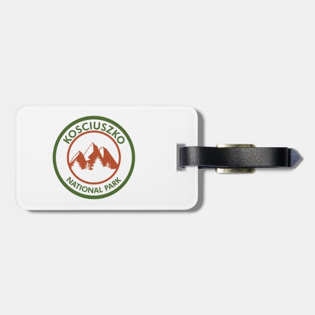 Kosciuszko National Park Luggage Tag (Back Horizontal)