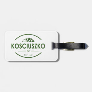 Kosciuszko National Park Luggage Tag