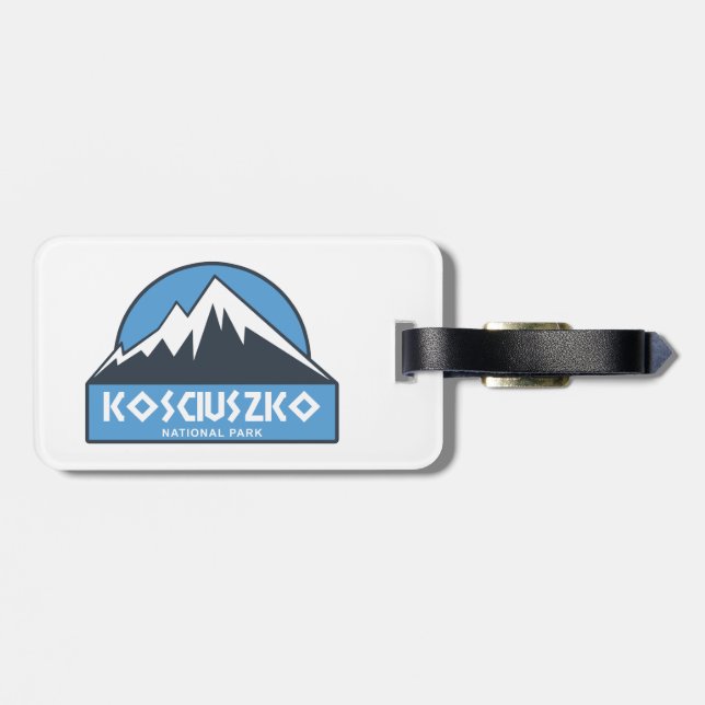 Kosciuszko National Park Luggage Tag (Back Horizontal)