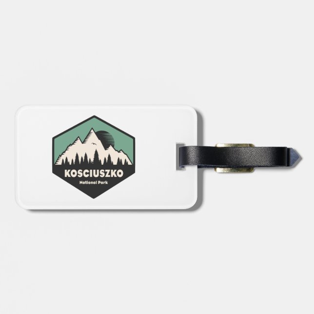 Kosciuszko National Park Luggage Tag (Back Horizontal)