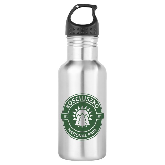 Kosciuszko National Park Sun Trees 532 Ml Water Bottle (Front)
