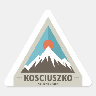 Kosciuszko National Park Triangle Sticker