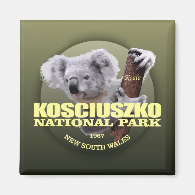 Kosciuszko NP (Koala) WT Magnet (Front)