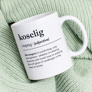 Koselig Definition Norwegian Word Dictionary Coffee Mug