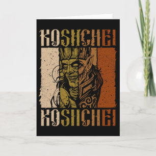 Koshchei Deathless Ancestry Paganism Ukraine Mytho Card