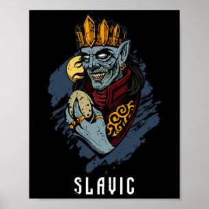 Koshchei Deathless Ancestry Paganism Ukraine Mytho Poster