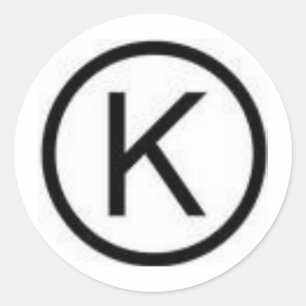 KOSHER CLASSIC ROUND STICKER