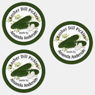 Kosher Dill Pickles Labels