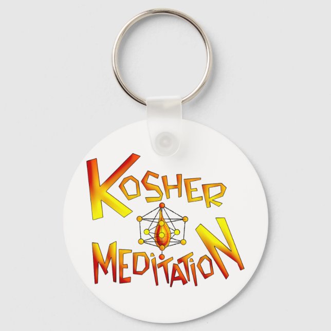 Kosher Meditation Key Ring (Front)