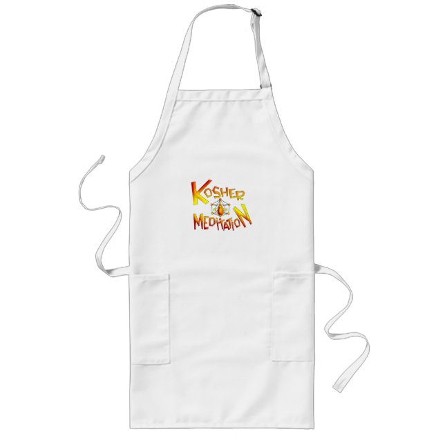 Kosher Meditation Long Apron (Front)