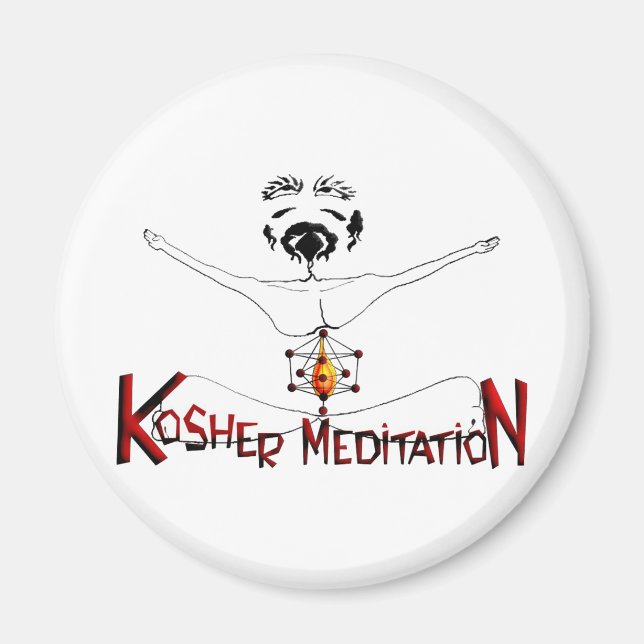 Kosher Meditation Magnet (Front)