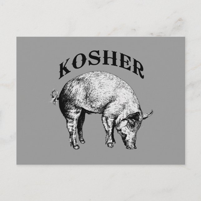 Kosher Postcard (Front)