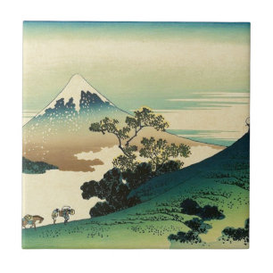 Koshu Inume Toge - Katsushika Hokusai Ukiyo-e Art Tile