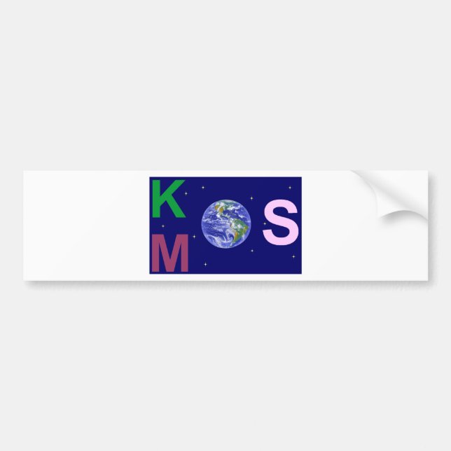 Kosmos stars bumper sticker (Front)