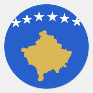 Kosovo Classic Round Sticker