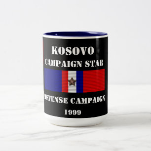 Kosovo Defence Campaign Two-Tone Coffee Mug